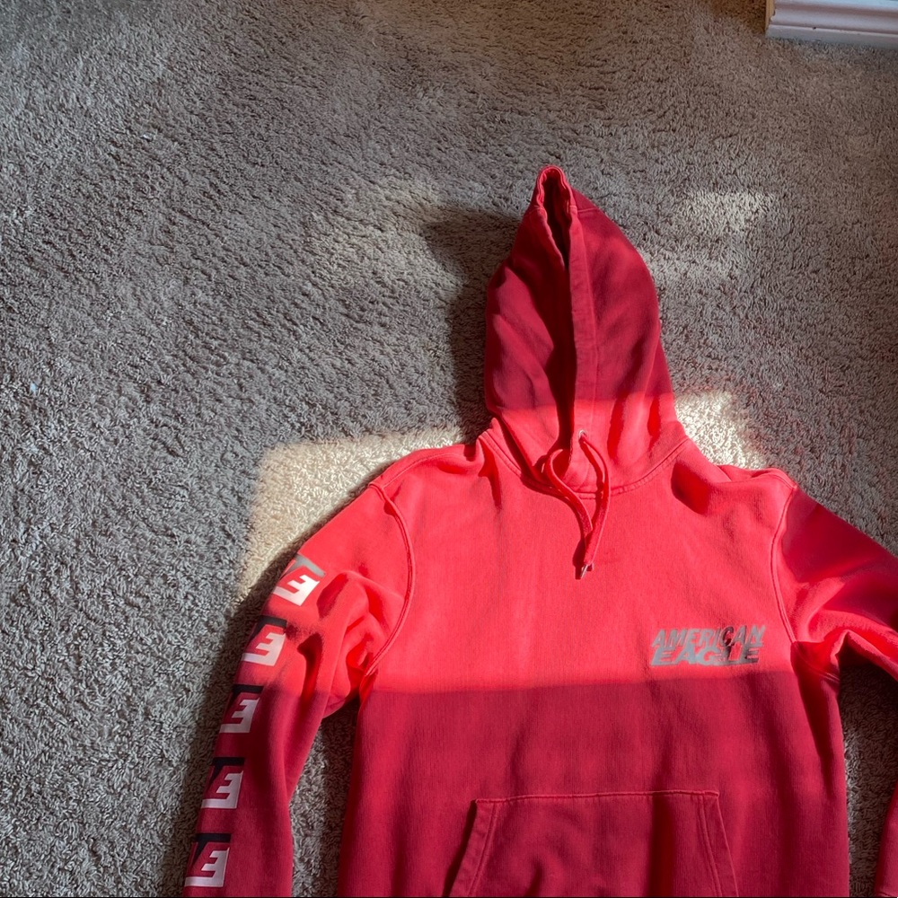 new american eagle hoodie worn once